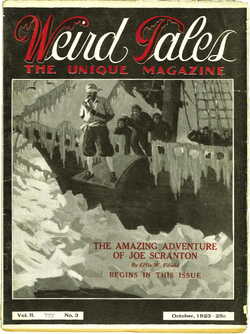 Weird Tales Magazine Cover October 1923