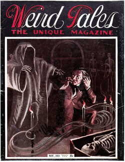 Weird Tales Magazine Cover  November 1923
