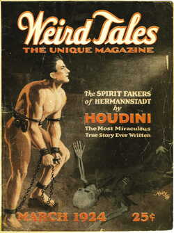 Weird Tales March 1924 Magazine Cover