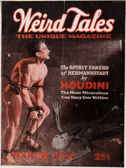 Weird Tales March 1924 Magazine Cover
