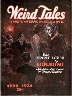 Weird Tales April 1924 Magazine Cover