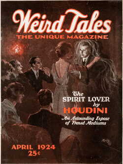 Weird Tales April 1924 Magazine Cover