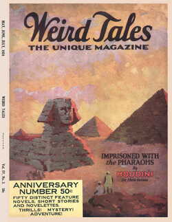 Weird Tales Magazine Cover May June July 1924