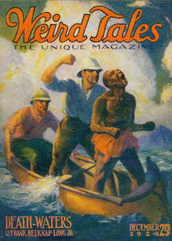 Weird Tales Magazine Cover  December 1924