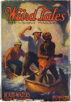 Weird Tales Magazine Cover  December 1924