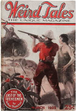 Weird Tales Magazine Cover  March 1925