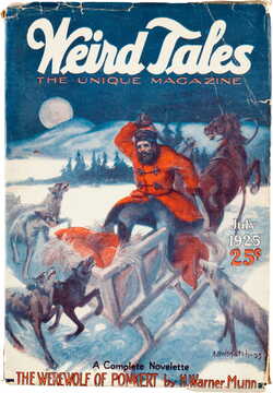 Weird Tales Magazine Cover  July 1925