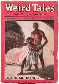 Weird Tales Magazine Cover August 1925