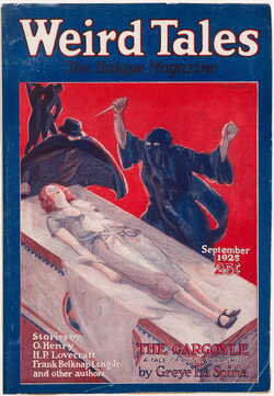 Weird Tales Magazine Cover  September 1925