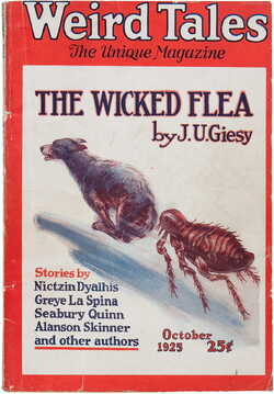 Weird Tales Magazine Cover  October 1925