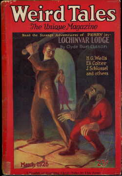 Weird Tales Magazine Cover March 1926