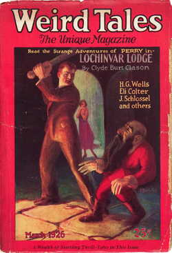 Weird Tales Magazine Cover March 1926