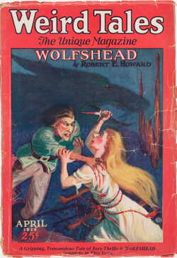 Weird Tales Magazine Cover April 1926