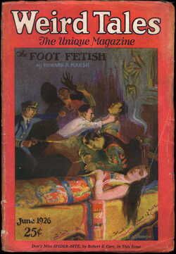 Weird Tales Magazine Cover  June 1926